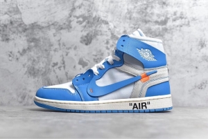 Air Jordan 1Retro High Off-White University Blue UNC