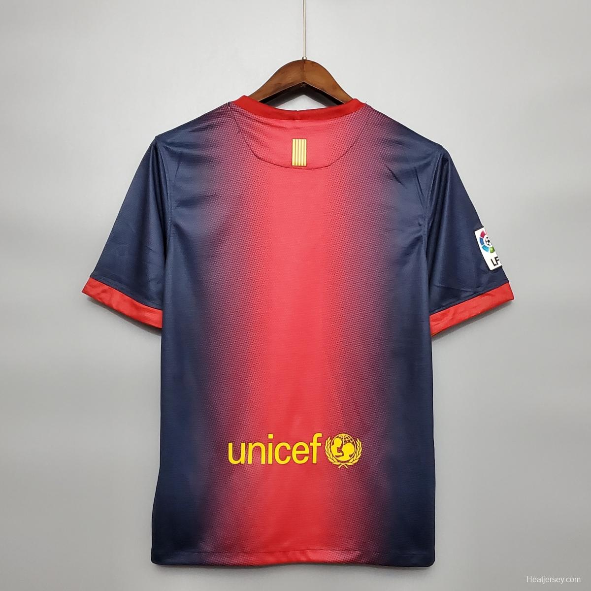 Retro Barcelona 12/13 home Soccer Jersey