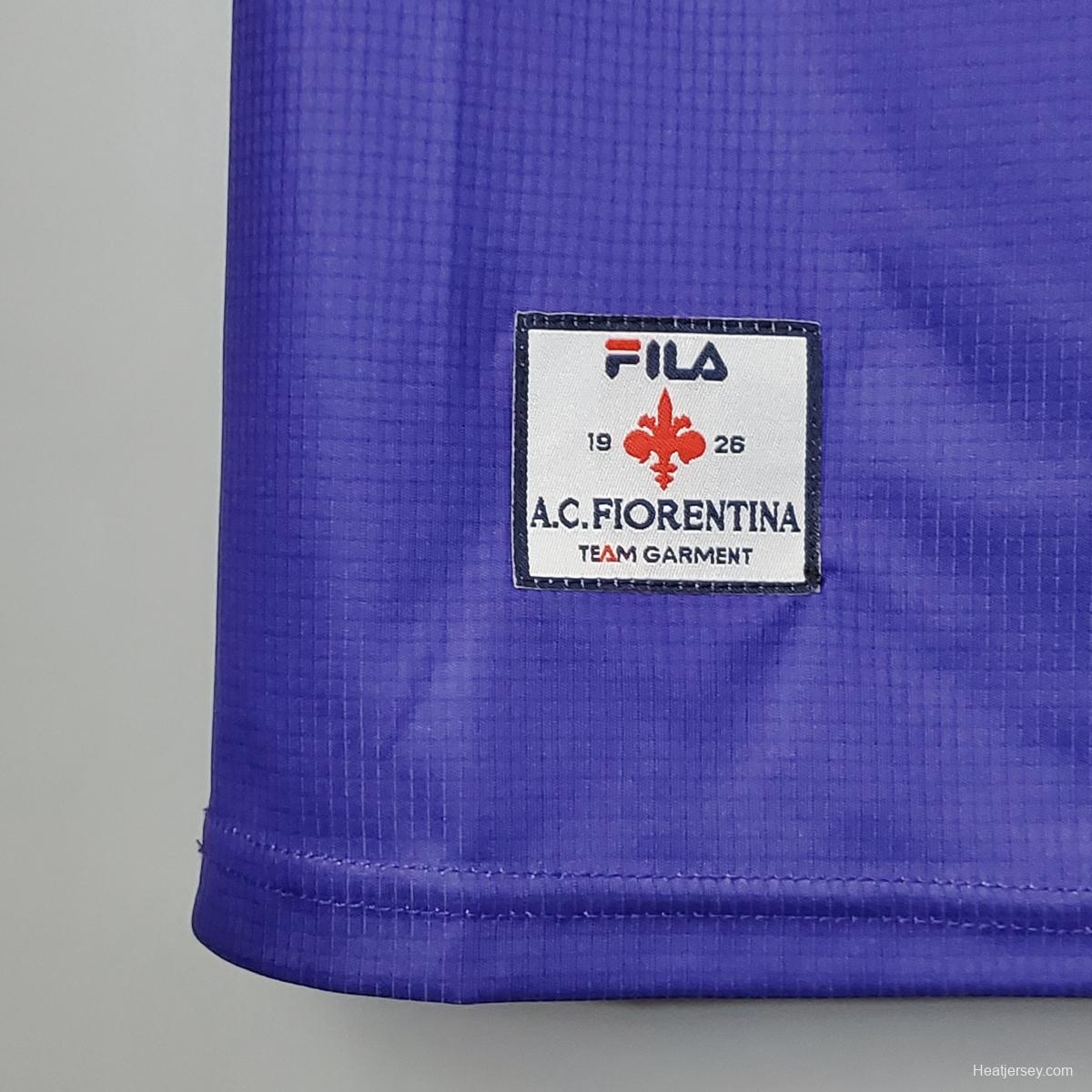 Retro 1998 Fiorentina home Soccer Jersey