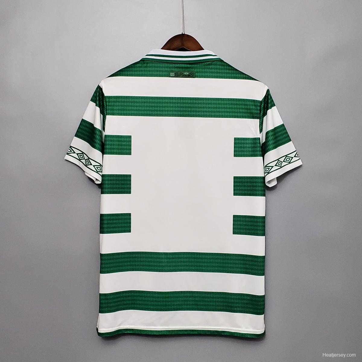 Retro 98/99 Celtic home Soccer Jersey