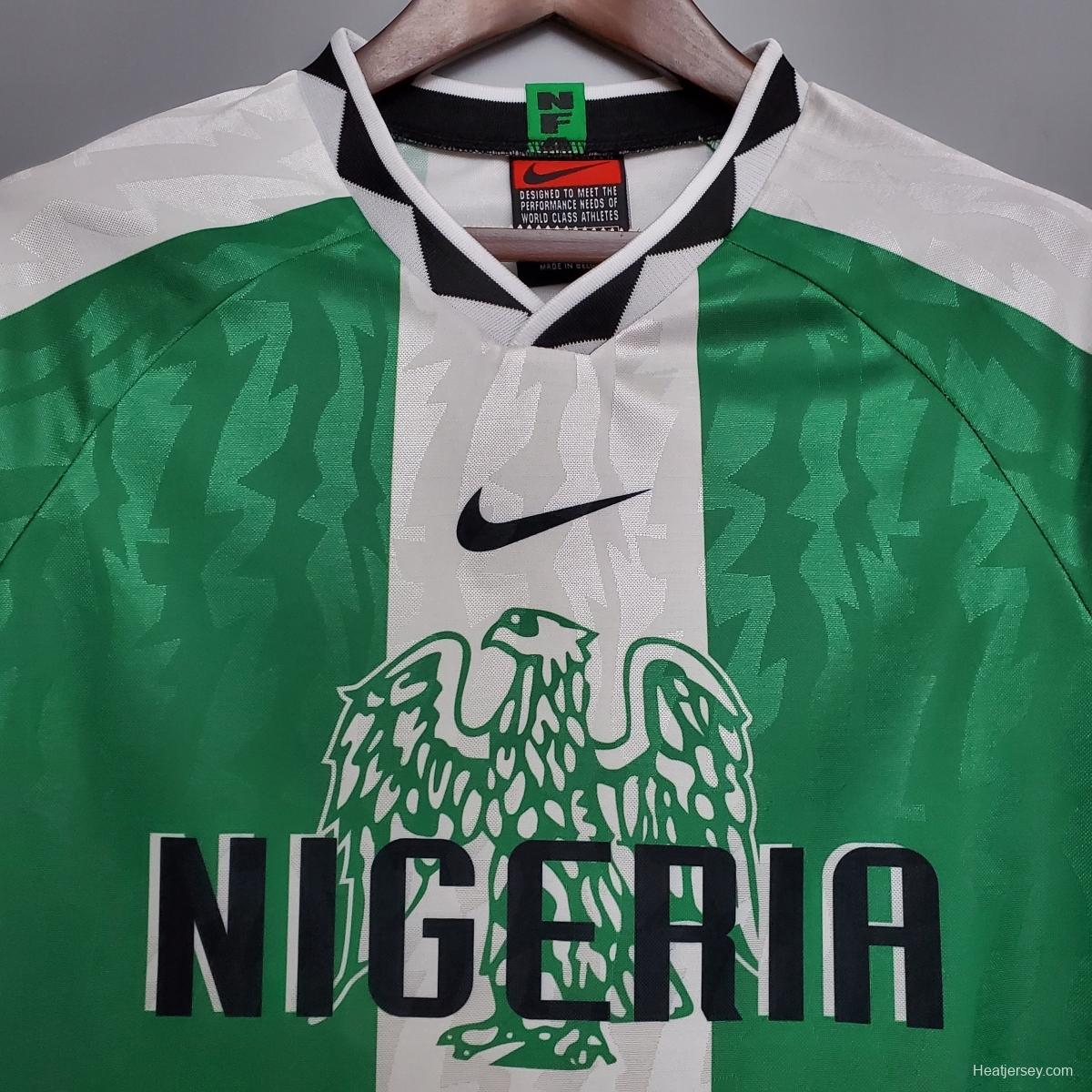 Retro Nigeria 1996 home Soccer Jersey