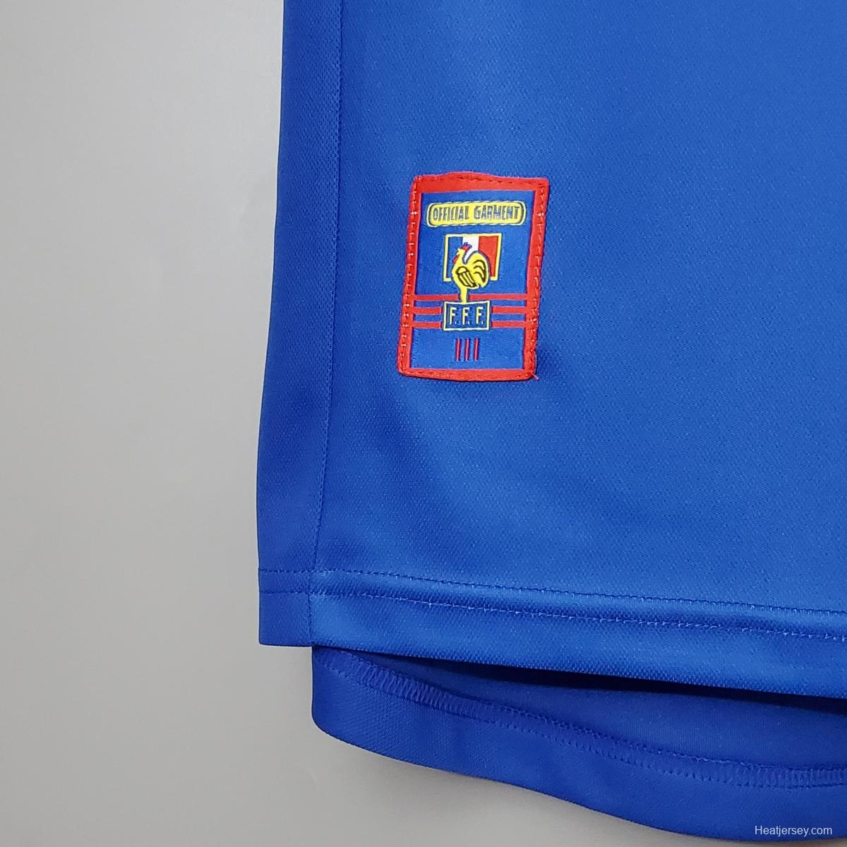 Retro 1998 France home Soccer Jersey