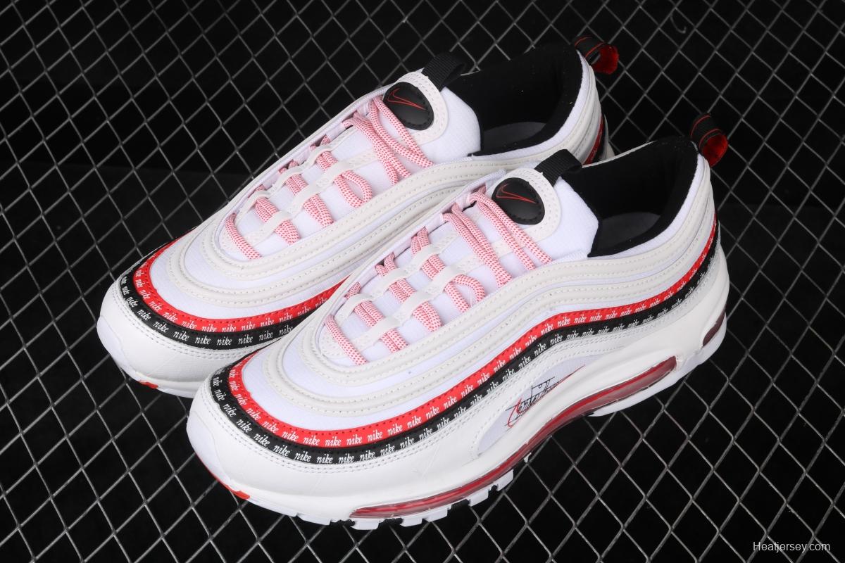 NIKE Air Max 97 new color matching air cushion running shoes CK9397-100