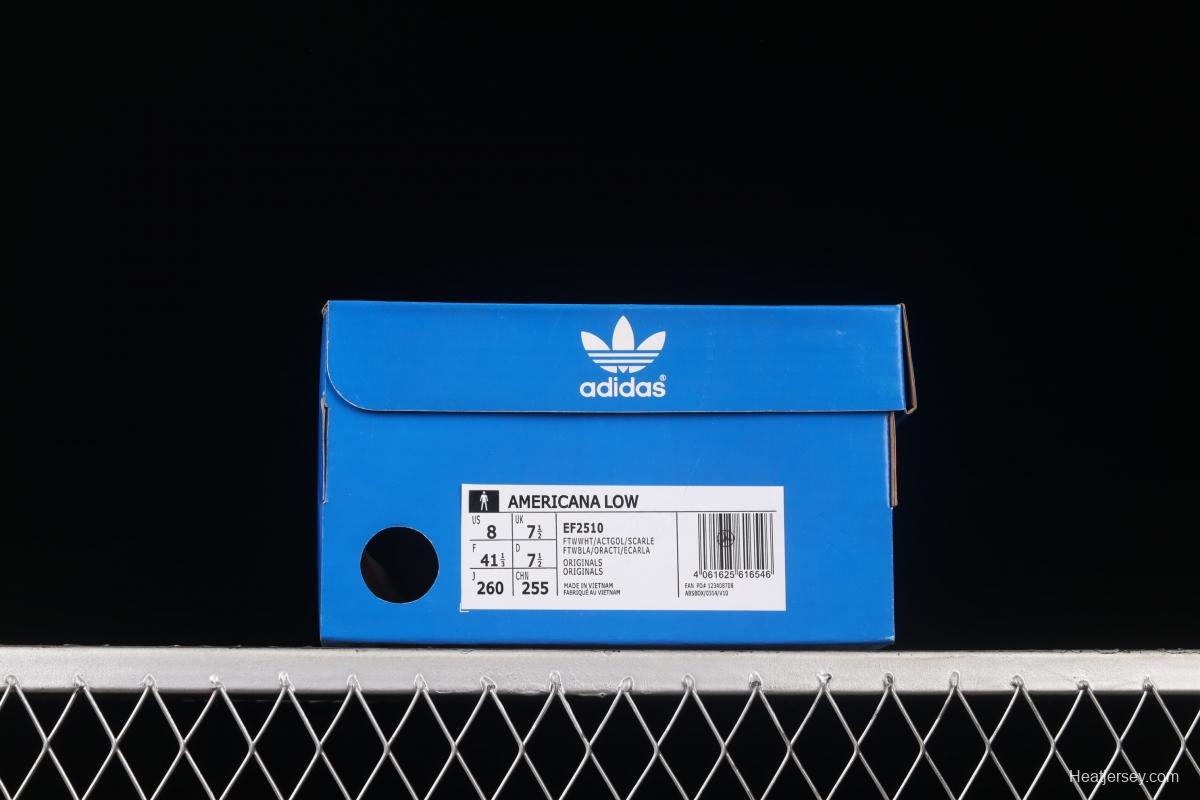 Adidas Originals Americana low EF2510 clover breathable fabric face campus wind low upper board shoes