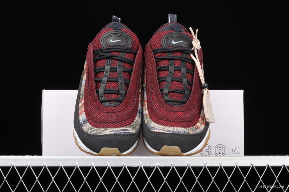 NIKE Air Max 97 brown color matching bullet air cushion running shoes DC3494-993