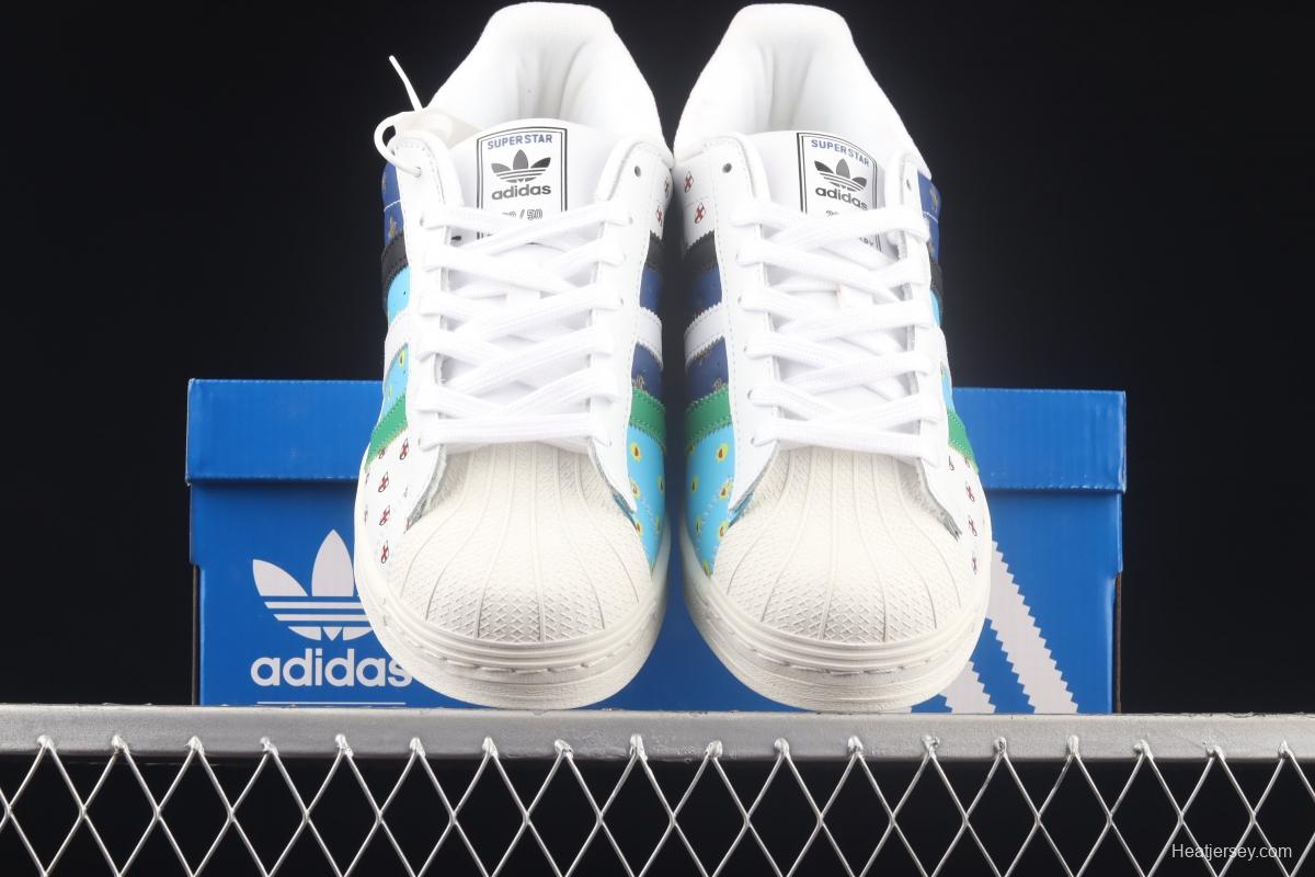 Adidas Originals Superstar FX7175 50th Anniversary Limited City Series Shell head Leisure Board shoes