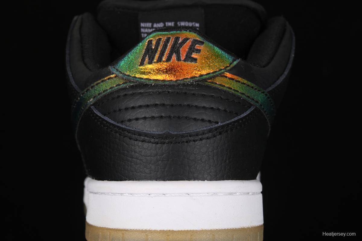 NIKE DUNK Low Pro SB Motorcycle Helmet chameleon gradual hook crystal bottom casual board shoes 304292-091