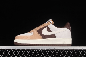 NIKE Air Force 1 Low coffee bean color low-top casual board shoes BL3099-233