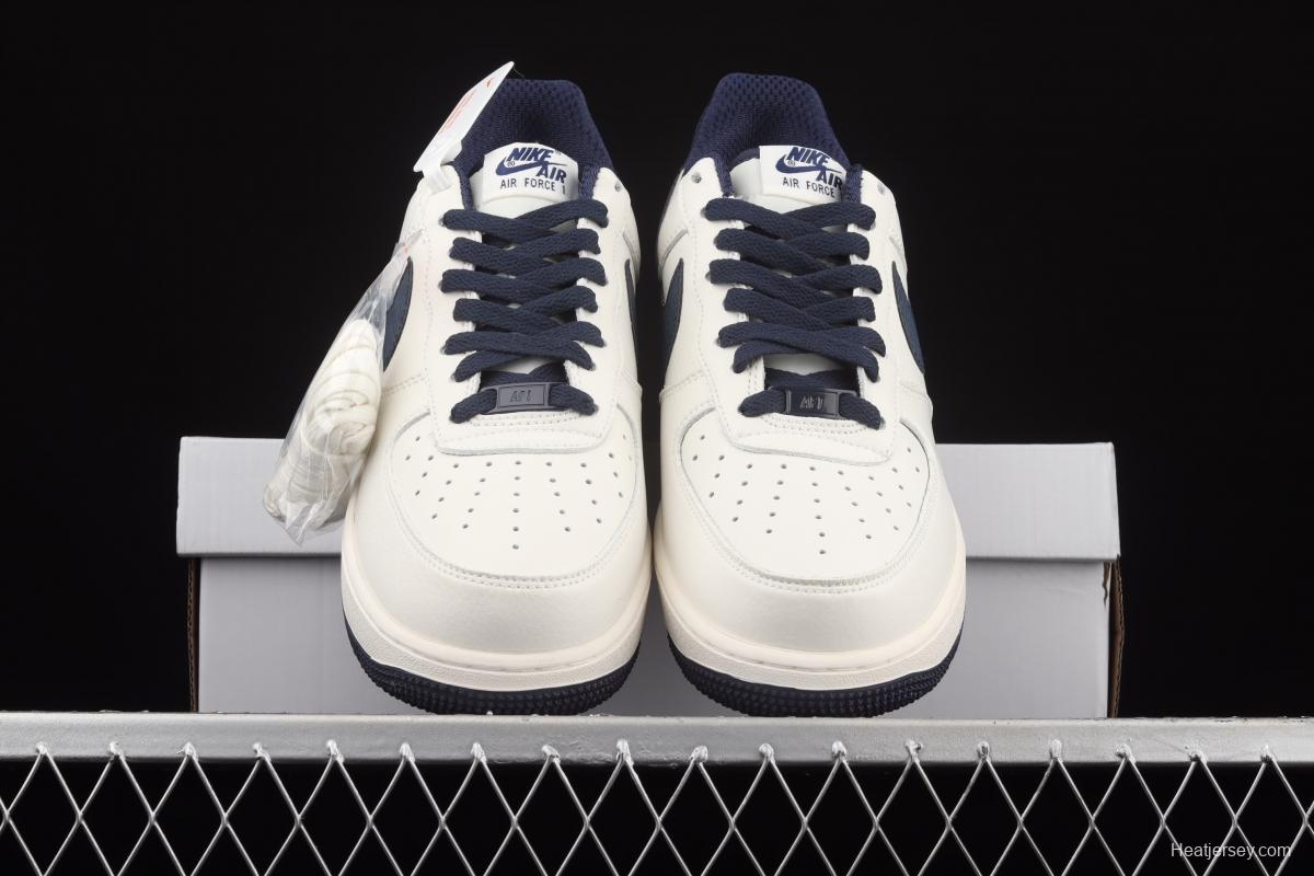 NIKE Air Force 1x 07 Low meter dark blue color matching low top casual board shoes PA3035-068