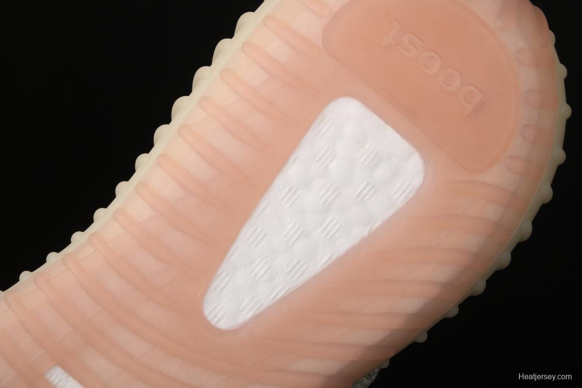 Adidas Yeezy Boost 350 V2 FW3042 Darth Coconut 350 second generation hollowed-out swans make color matching BASF Boost original during the day