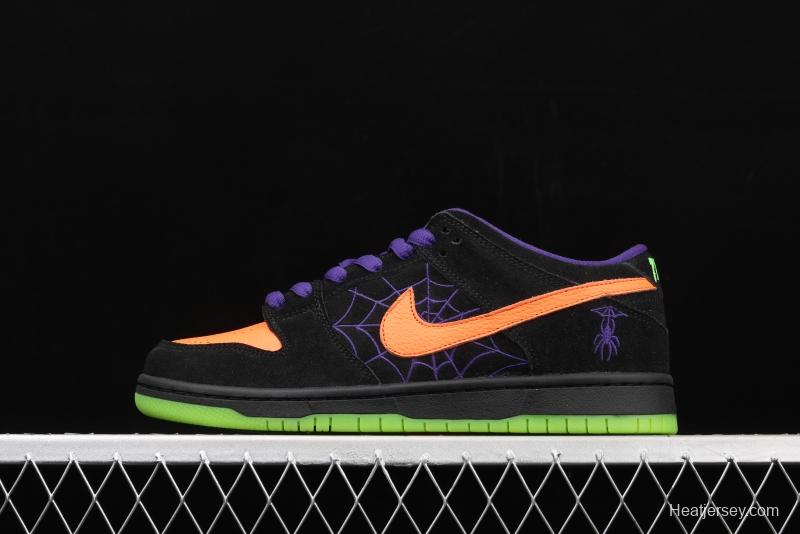 NIKE SB DUNK Low Night of Mischief Halloween themed low top skateboard shoes BQ6817-006