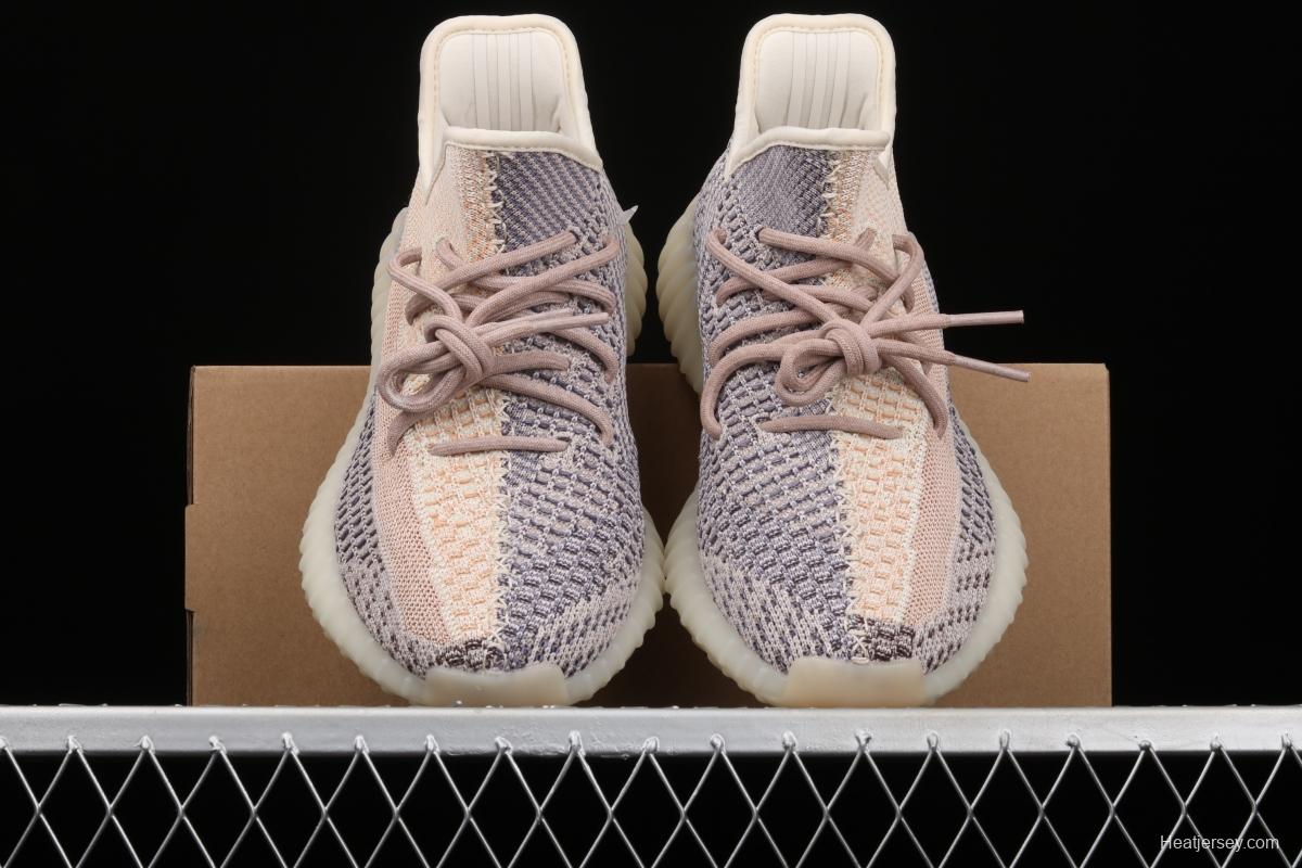 Adidas Yeezy 350 Boost V2 Ash Pear GY7658 Darth Coconut 350 second Generation hollowed-out Grey Pearl Color BASF Boost original