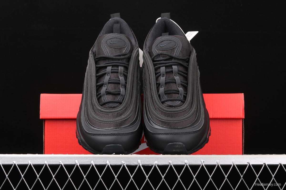 NIKE Air Max 973M reflective all-black bullet air cushion running shoes BQ4567-001