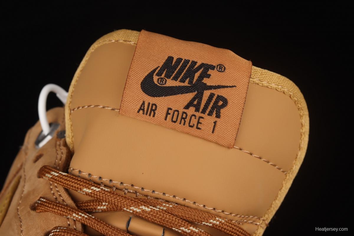 NIKE Air Force 1'07 WB AF1 suede wheat color head low upper board shoes CJ9179-200