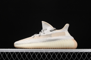 Adidas Yeezy 350 Boost V2 FU9161 Darth Coconut 350 second generation beard white hollowed-out angel color BASF Boost original