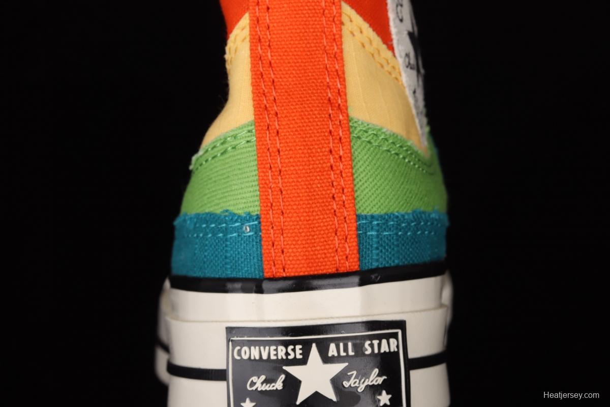 Converse Chuck 70 2021 new Samsung standard splicing color high upper canvas shoes 170836C