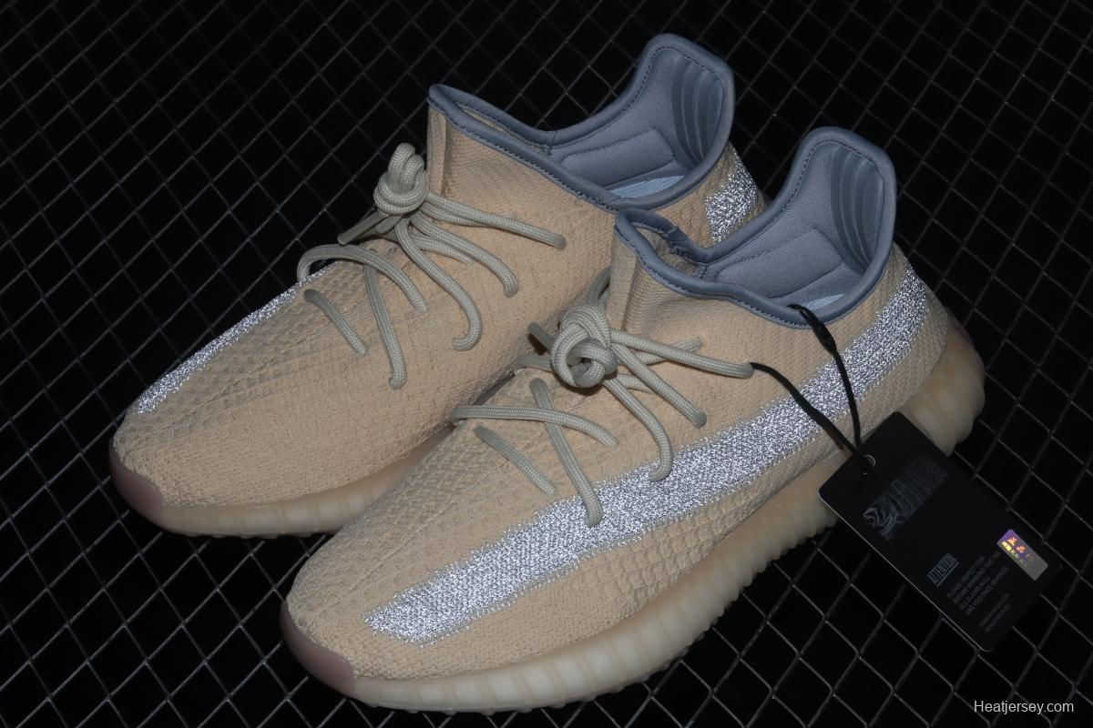 Adidas Yeezy Boost 350 V2 Linen FY5158 Darth Coconut 350 second generation flax full star BASF popcorn