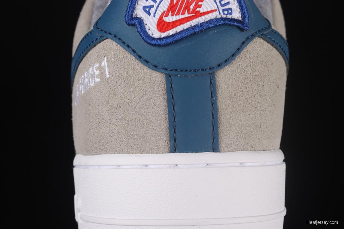 NIKE Air Force 1x 07 Low rice white blue hook low top casual board shoes DH7568-001