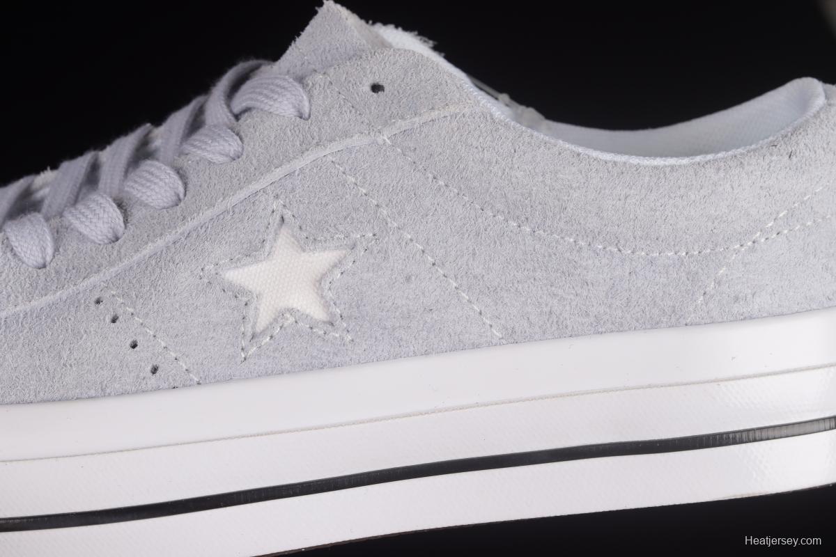 Converse One Star new color matching smog purple gray low-top sneakers 172387C