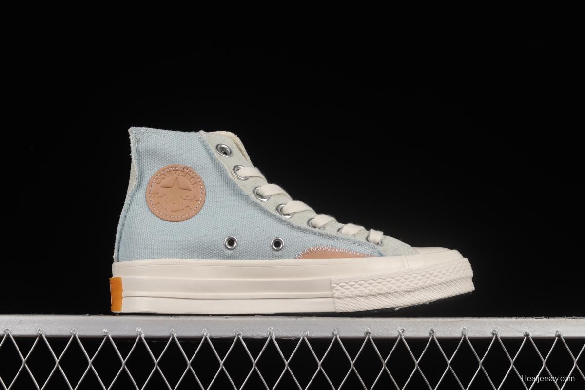 Converse 1970s water blue stitching high-top casual sneakers 572611C