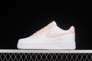 NIKE Air Force 1'07 Low White Pink Hook Low Casual Sneakers 315115-167