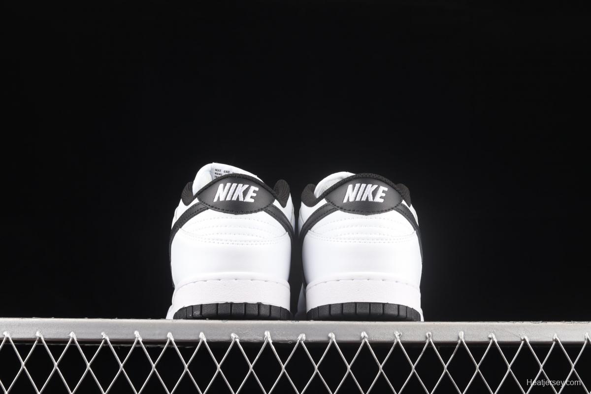 NIKE SB DUNK Low white and black color dunk series low-side leisure sports skateboard shoes DD1503-113