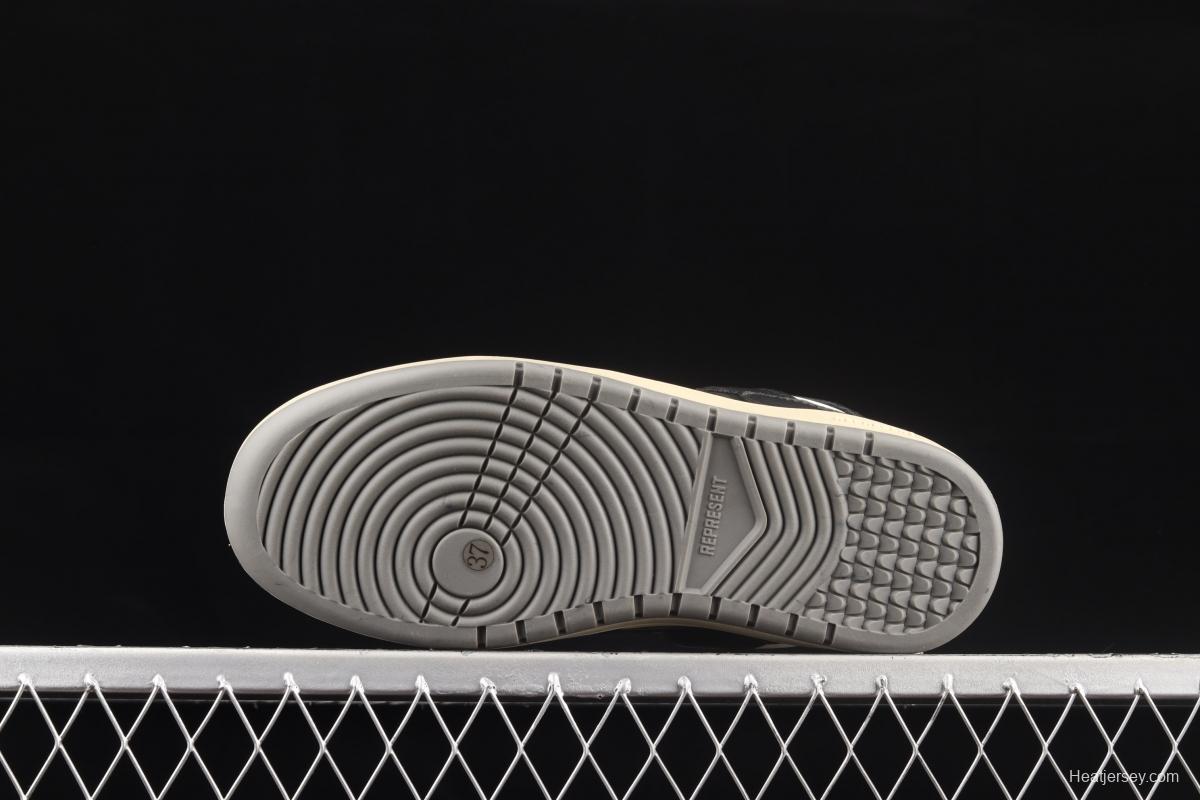 Represent Reptor Low Pharaoh's same series of board shoes are black and white