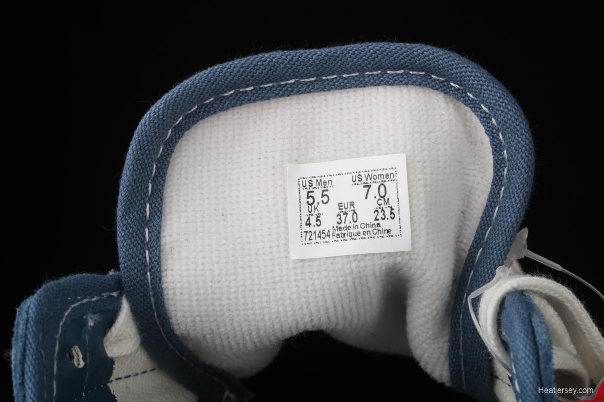 Vans Style 36 SF jeans blue PEACEMINUSONE short head limited edition skateboard shoes VN0A3MVL42R