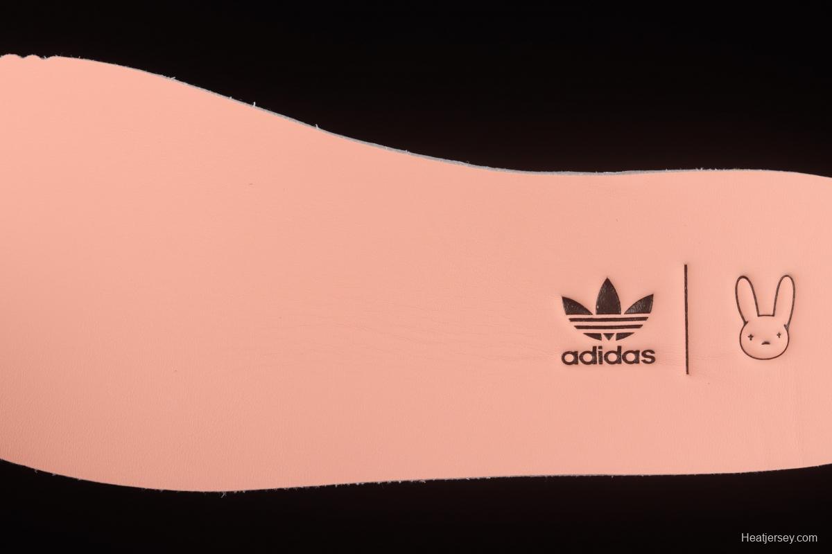 Adidas BAdidas Bunny Forum 84 Low GW0265 pink rabbit Velcro popular single classic vintage basketball shoes