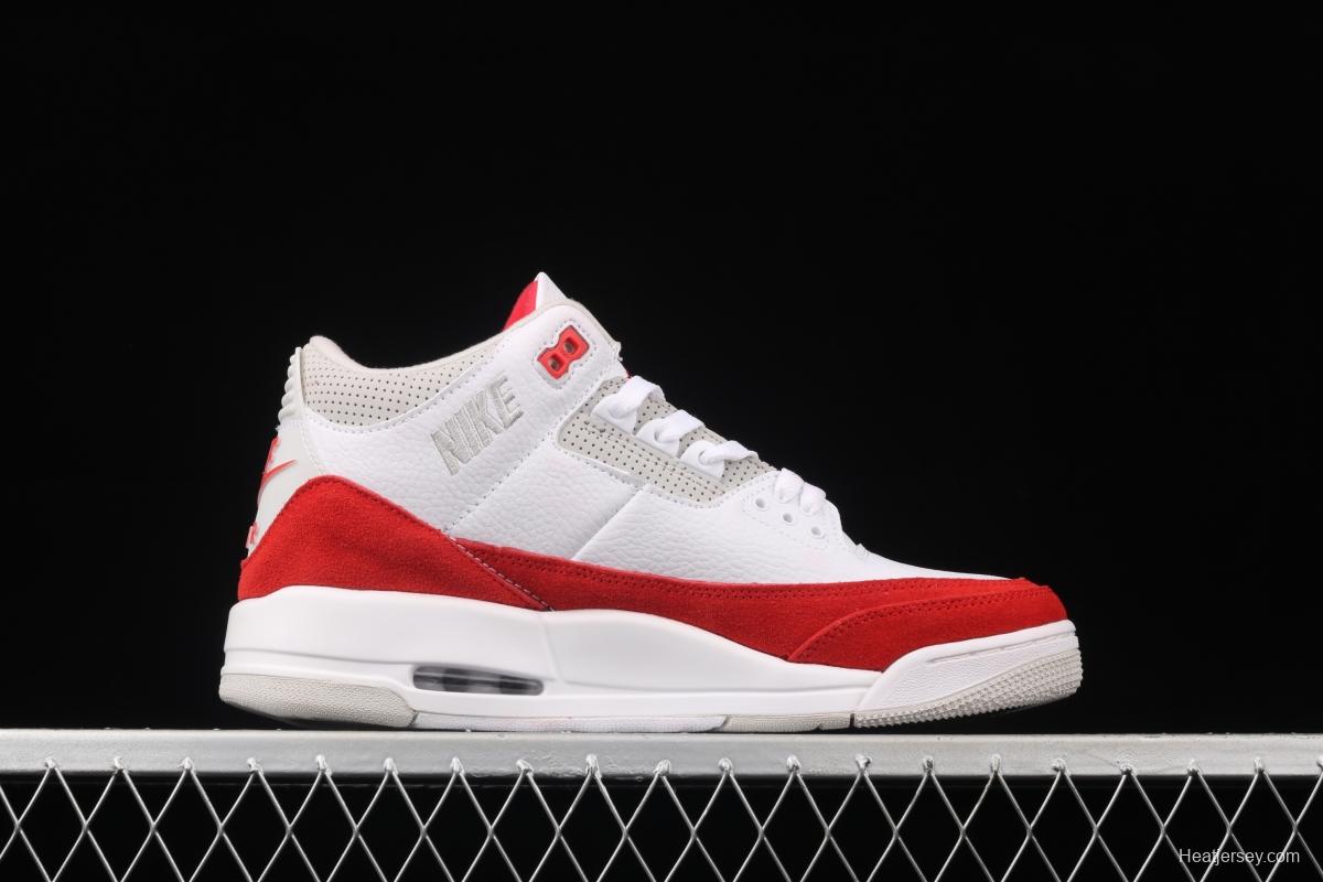 Air Jordan 3 Retro TiNIKEer white and red hook layer true standard CJ0939-100