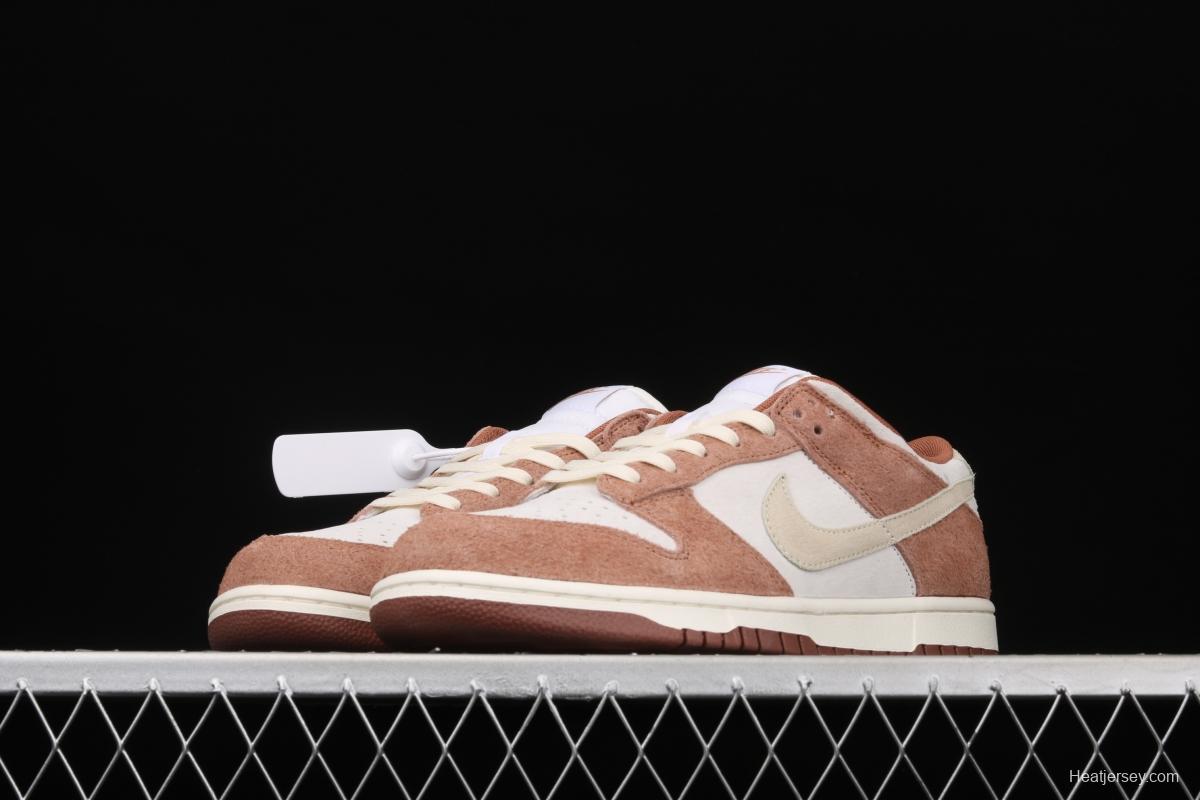 NIKE SB DUNK Low Prm milk brown SB buckle rebound fashion casual board shoes DD1390-100