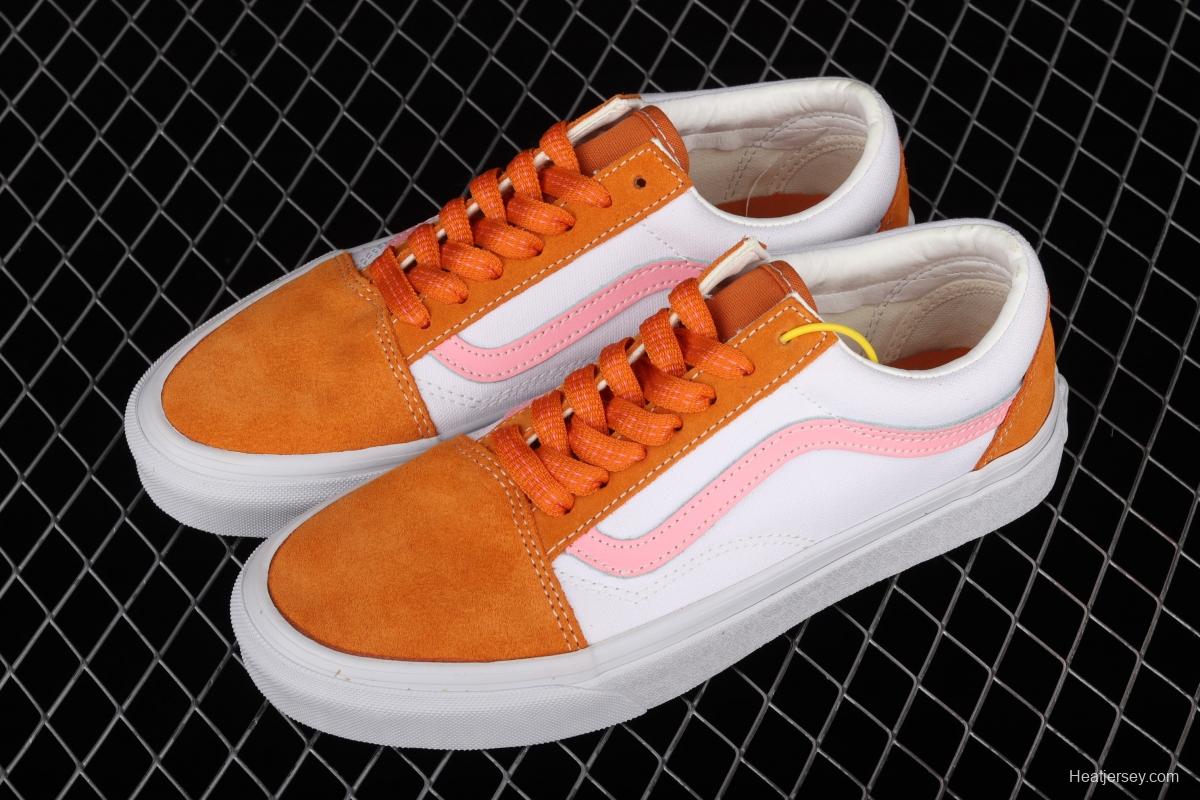 Vans Old Skool official website correct version 2021 orange soda 2.0low-top casual board shoes VN0A38G19XE