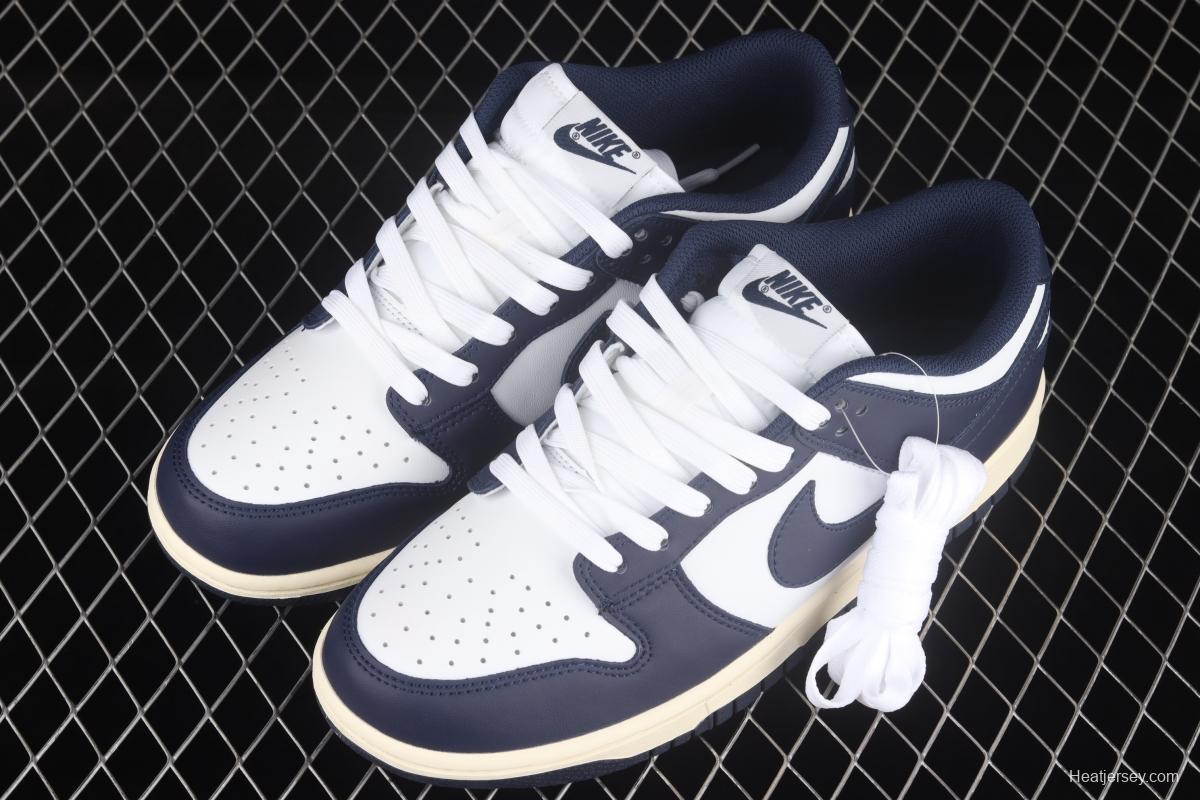 NIKE SB DUNK Low Navy Blue navy blue color SB buckle rebound fashion casual board shoes DD1503-115