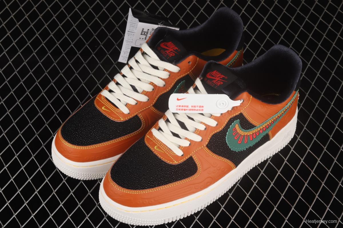 NIKE Air Force 1x 07 Low Siempre Familia Mexican style Day of the Dead low upper board shoes DO2157-816