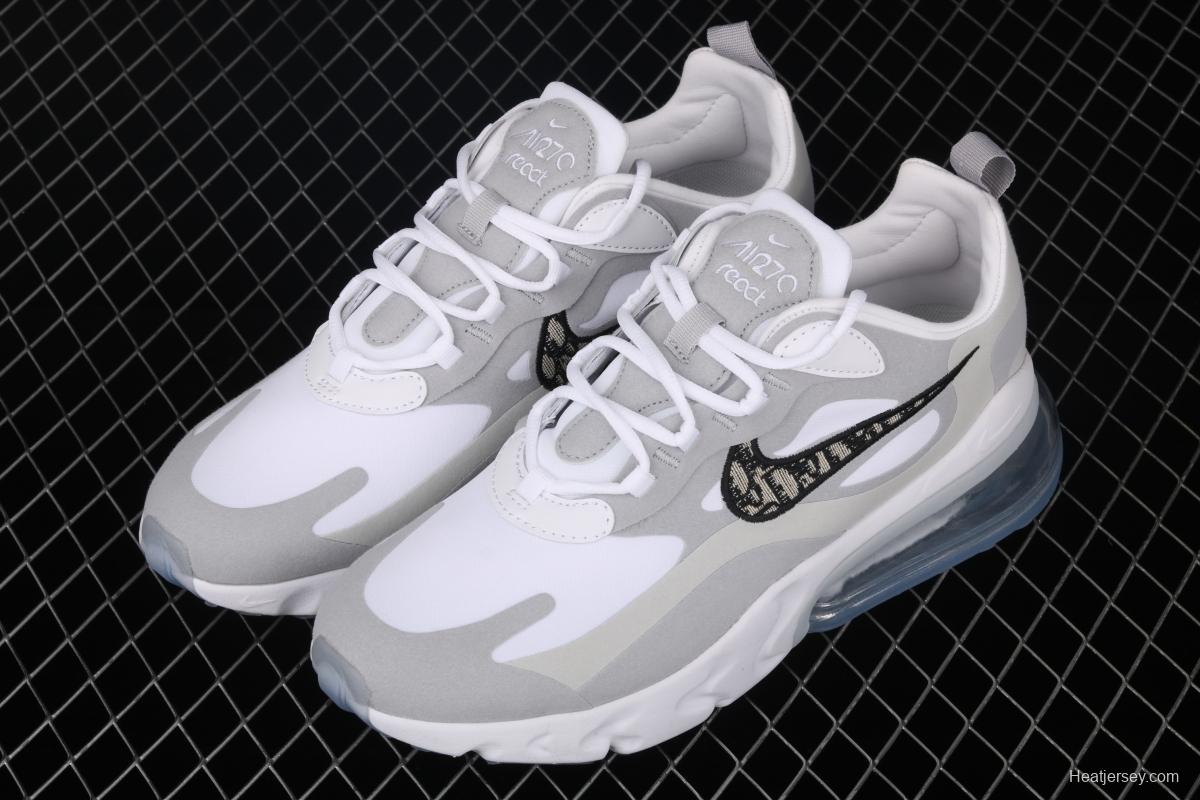 NIKE Air Max 270React new high-frequency mesh function half-palm air cushion cushioning running cloth shoes AO4971-800