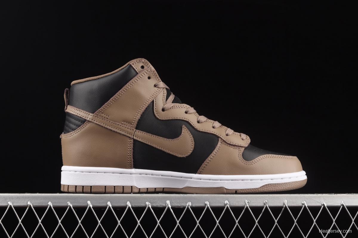 NIKE SB DUNK High Retro Moon Fossil tan SB dunk series high upper skateboard shoes DD1869-002