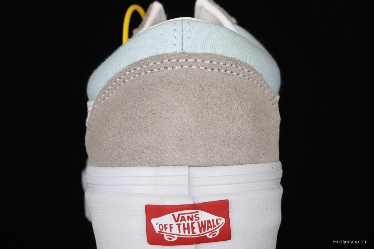 Vans Style 36 Milk Blue Gray matching low-top Leisure Board shoes VN0A3WKT4FY