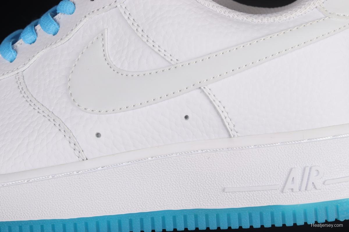 NIKE Air Force 1'07 Low White and Blue Crystal Color Matching 3m Reflective Low-Top Casual Sneakers KH0806-168