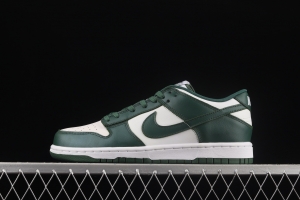 NIKE SB DUNK Low Team Green Michigan White and Green Slam Dunk Series low side Leisure Sports Skateboard shoes DD1391-101