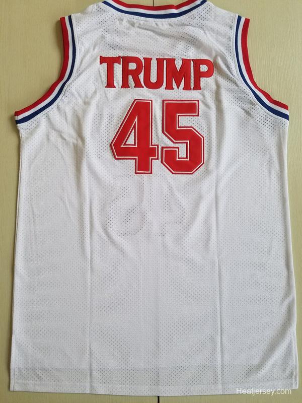 Donald Trump 45 USA Basketball Jersey