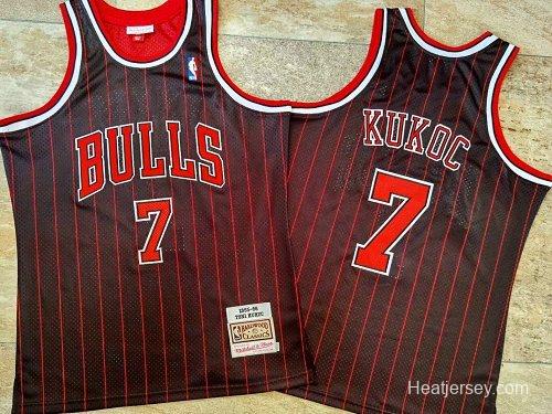 Men's Toni Kukoc Black Retro Classic Team Jersey