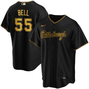 Men's Josh Bell Black Alternate 2020 Team Jersey