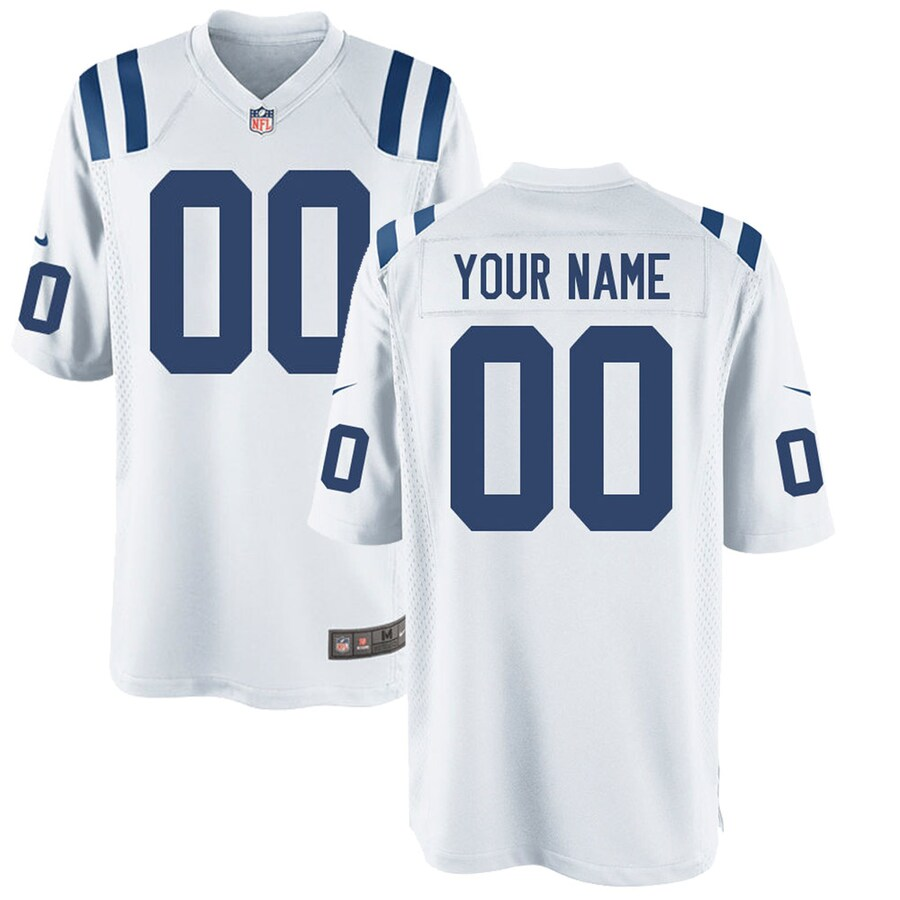 Youth White Custom Game Team Jersey