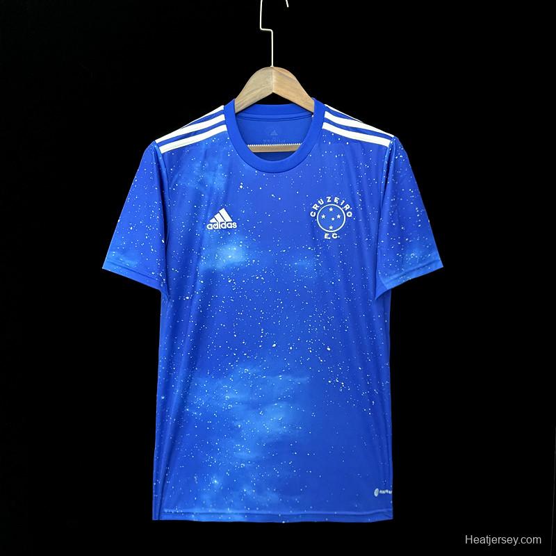 22/23 Cruzeiro Home Soccer Jersey