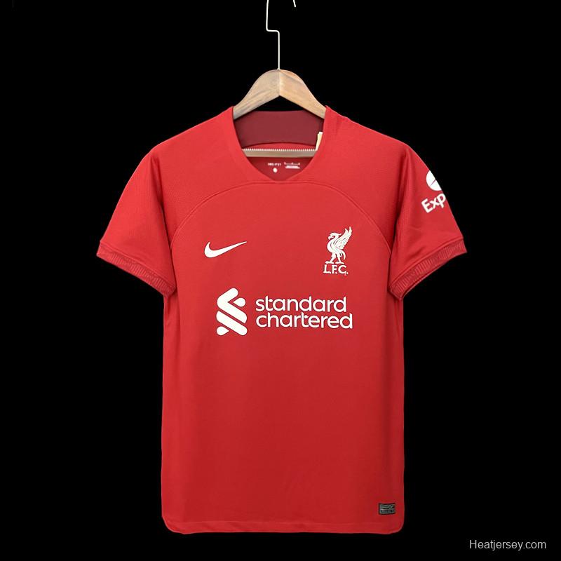 22/23 Liverpool Home  Soccer Jersey