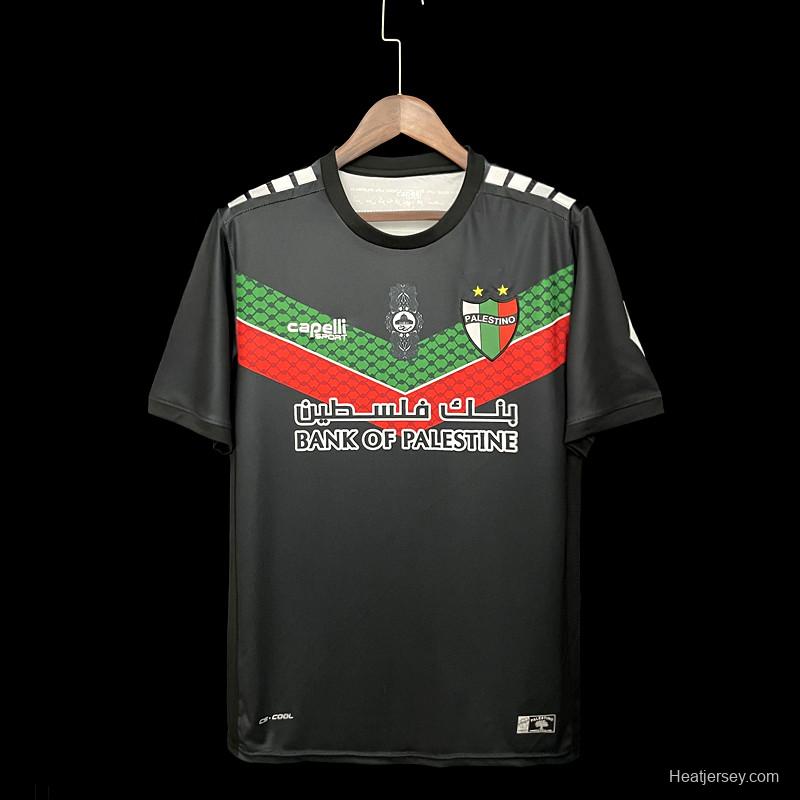 22/23 Deportivo Palestino Black Soccer Jersey