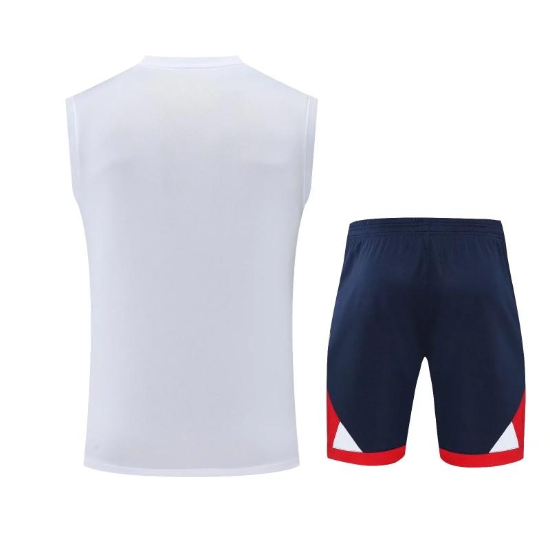 22/23PSG White Grey BArsenal Pre-match Training Jersey Vest