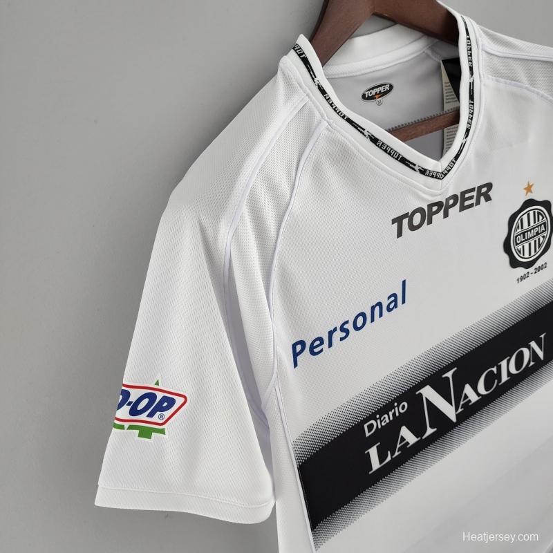 Retro 02/03 Olimpia  Home Soccer Jersey