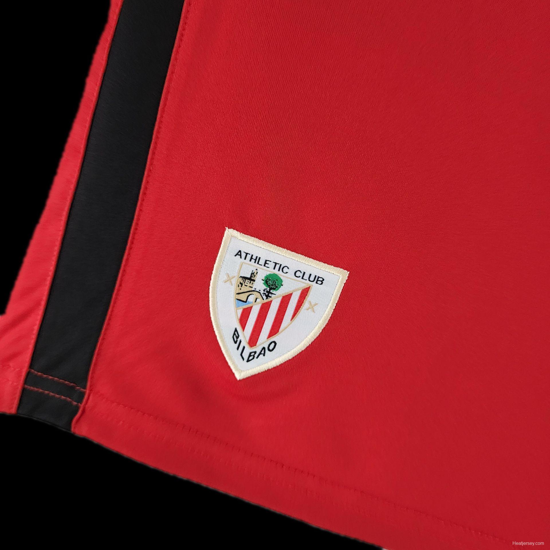 22/23 Athletic Bilbao Home Shorts Soccer Jersey