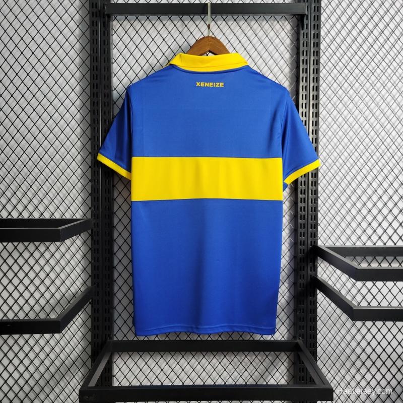 22/23 Boca Juniors Home Soccer Jersey